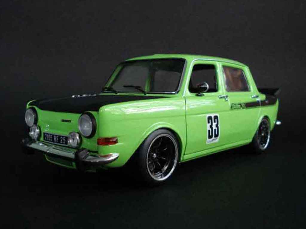 Simca 1000 1/18 Norev rallye 2 grun tuning modellino in miniatura