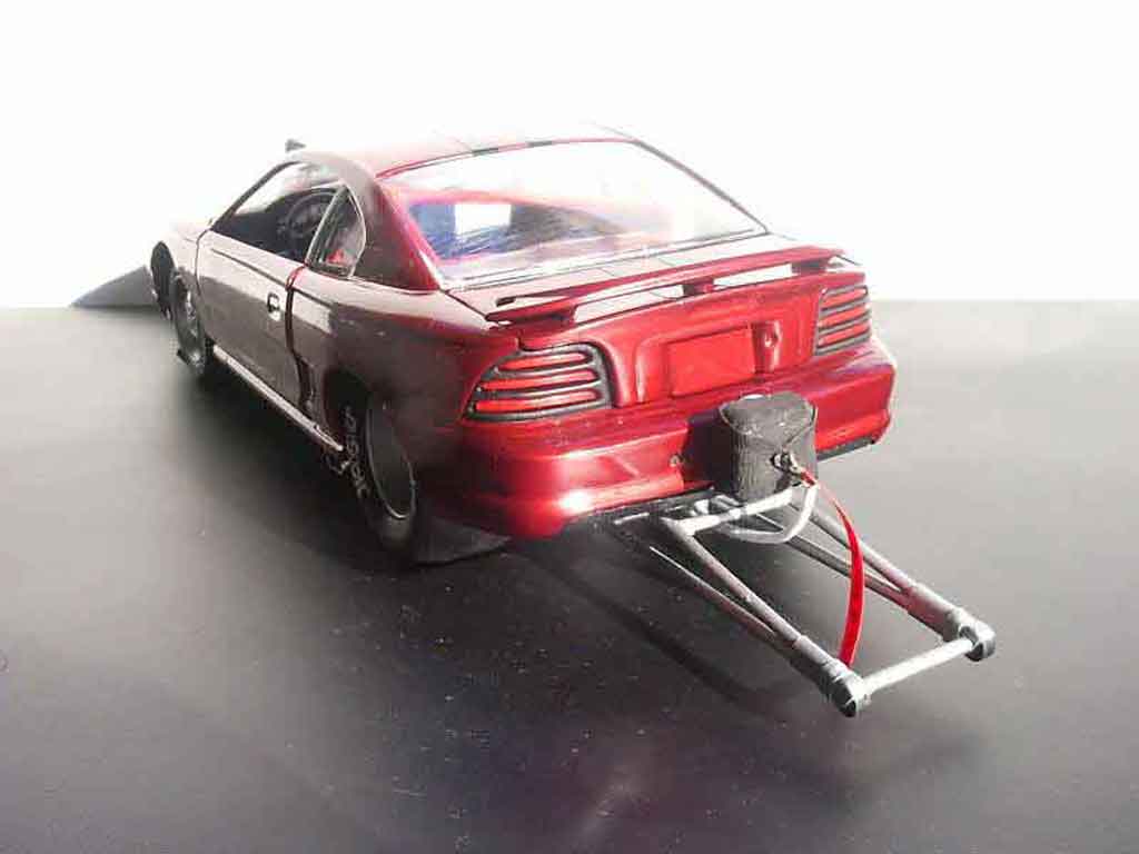 Ford Mustang 1994 1/18 Jouef 1994 svt drag the piouf delirium tuning modellino in miniatura
