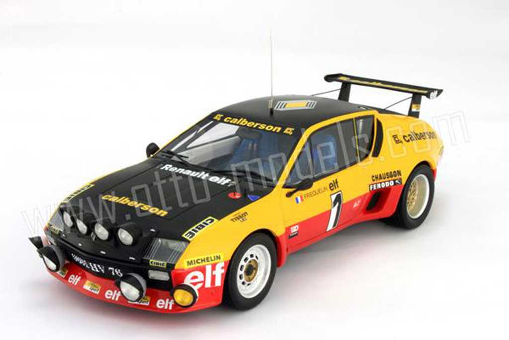 Alpine A310 1/18 Ottomobile groupe 5 1977 numero 1 modellino in miniatura