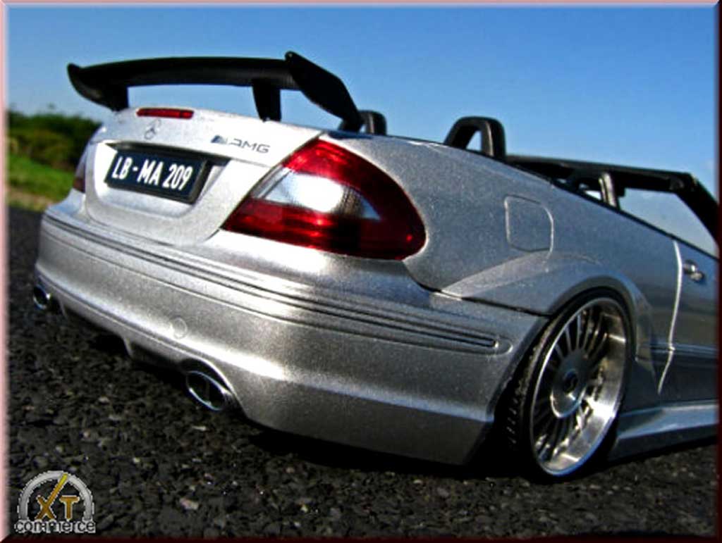 Mercedes Classe CL AMG DTM cabriolet 1/18 Kyosho K AMG DTM cabriolet grigio jantes alu alpina 20 pouces tuning modellino in miniatura