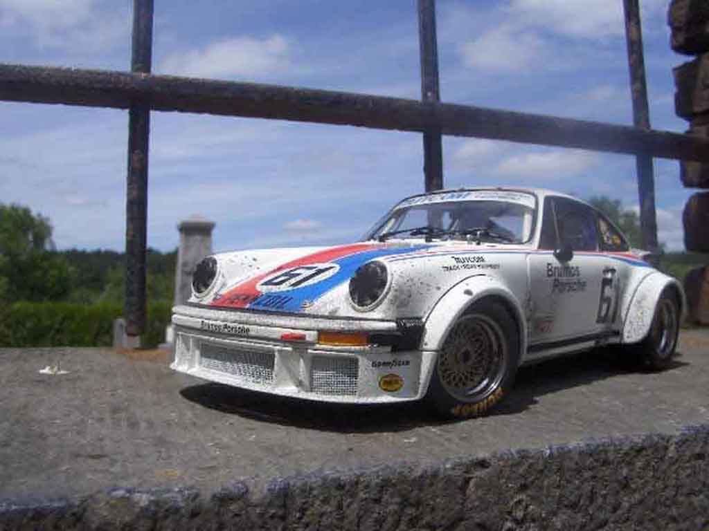 Porsche 934 1/18 Exoto rsr #61 brumos finish line modellino in miniatura
