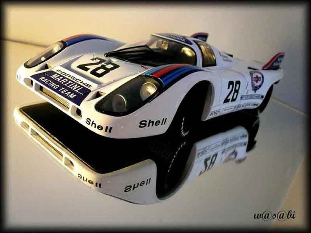 Porsche 917 1971 1/18 Autoart 1971 k martini racing #28 1000km austria modellino in miniatura
