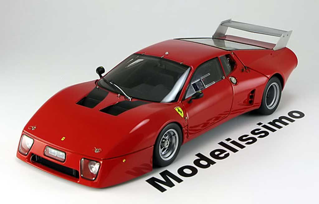 Ferrari 512 BB 1/18 BBR Models BB le mans presentation 1979 rosso modellino in miniatura