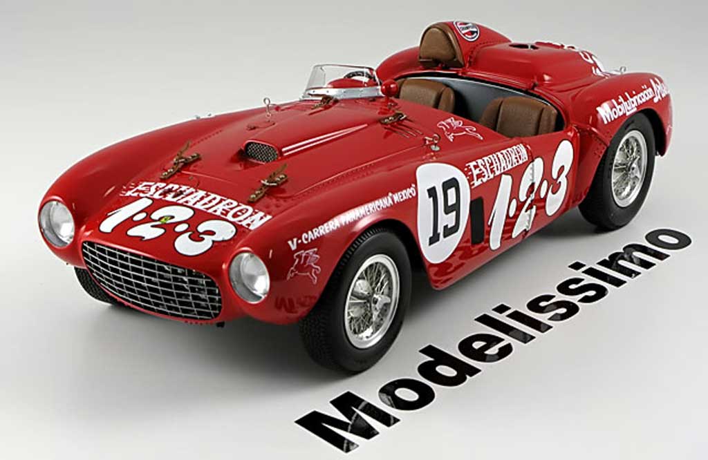 Ferrari 375 1/18 BBR Models plus no.19 panamericana modellino in miniatura
