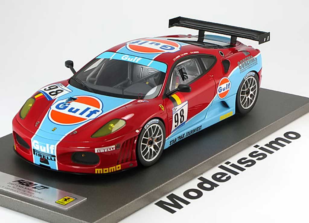 Ferrari F430 GT 1/18 BBR Models GT no.98 grigiostone lambert lefort lemeret 2007 modellino in miniatura