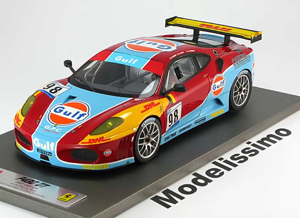 Ferrari F430 GT 1/18 BBR Models GT no.98 spa lambert lefort lemeret 2007 modellino in miniatura