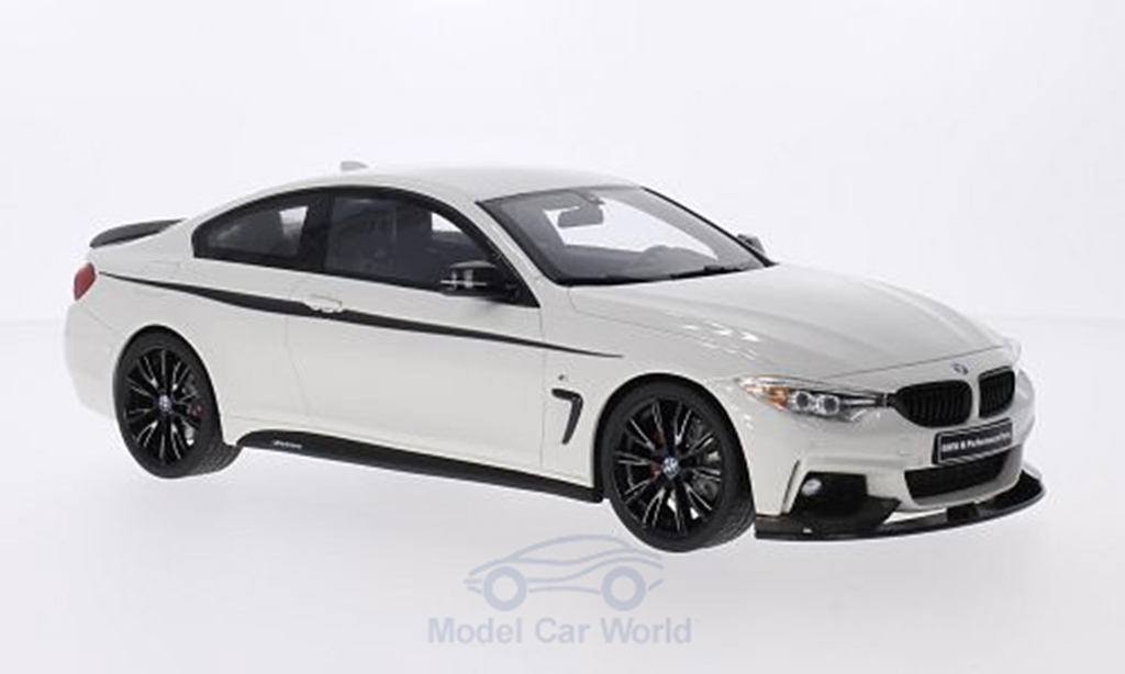 Bmw 435 F32 1/18 GT Spirit F32 i M Performance bianco modellino in miniatura