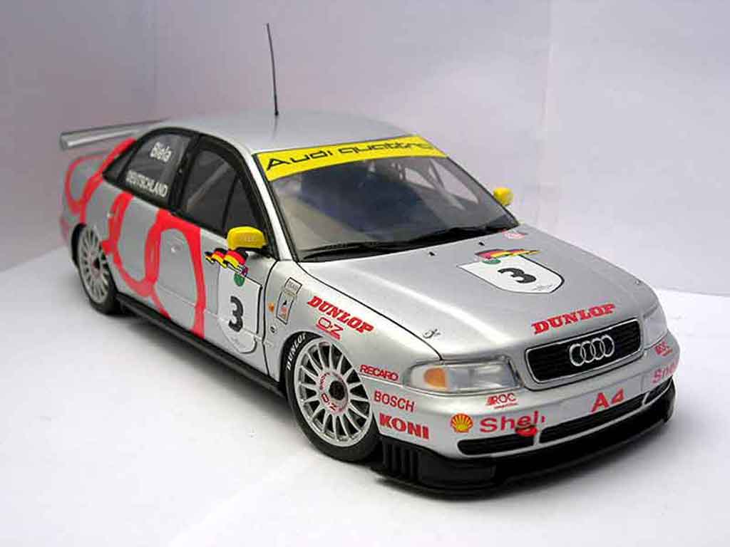 Audi A4 DTM 1/18 Ut Models DTM stw biela #3 modellino in miniatura