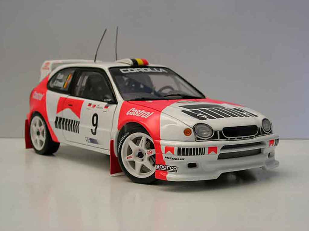 Toyota Corolla WRC 1/18 Autoart WRC rallye portugal modellino in miniatura