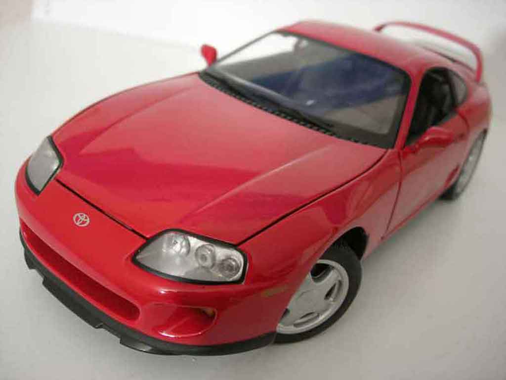 Toyota Supra 1/18 Kyosho mkiv rosso modellino in miniatura