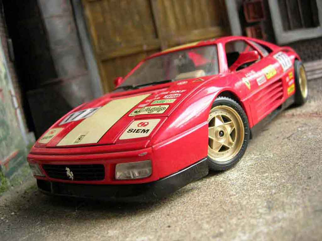Ferrari 348 TB 1/18 Burago TB challenge #177 modellino in miniatura