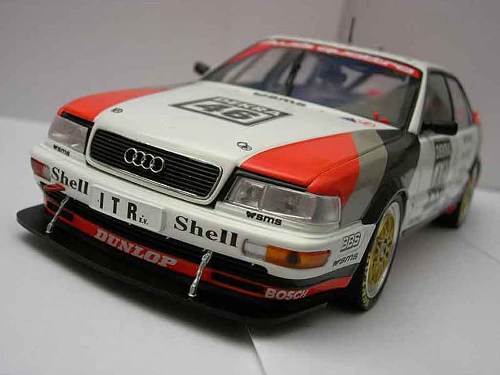 Audi V8 Quattro 1/18 Minichamps Quattro #46 dtm 1991 modellino in miniatura