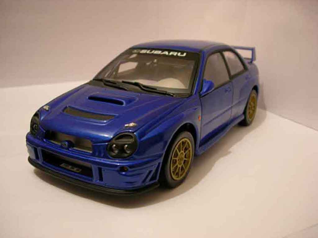 Subaru Impreza WRX 1/18 Solido STI WRX blu modellino in miniatura