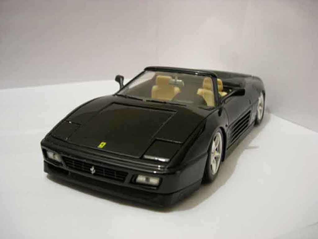 Ferrari 348 Spider 1/18 Mira Spider noir jantes modena tuning modellino in miniatura