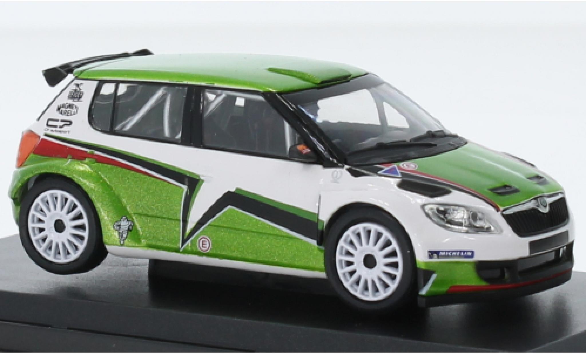 Skoda Fabia 1/43 Abrex II FL S2000 Adell Mogul Racing Team Motorsport Design 2011 modellino in miniatura