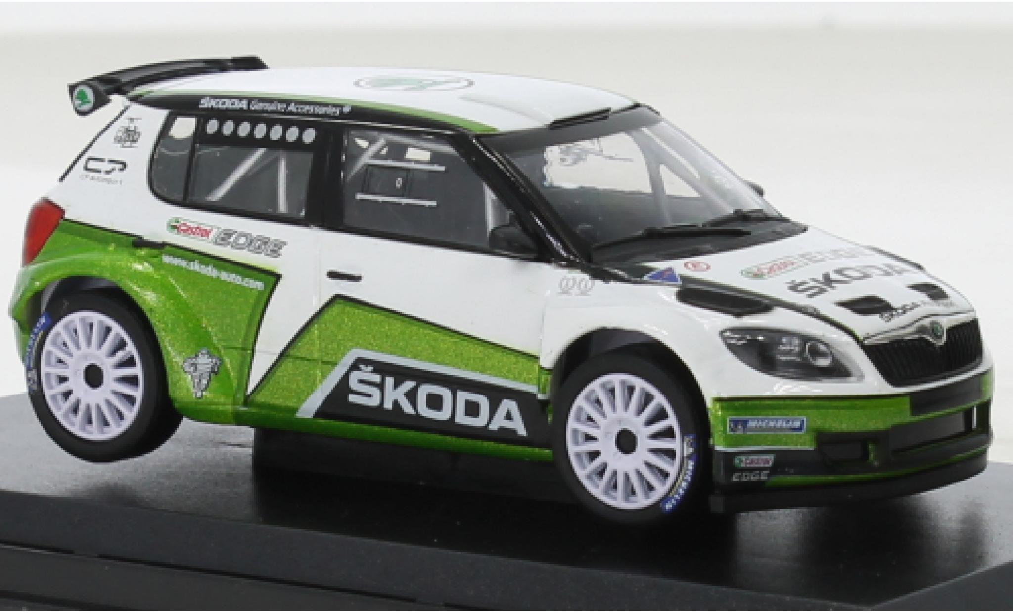 Skoda Fabia 1/43 Abrex II FL S2000 Adell Mogul Racing Team Motorsport Design 2012 modellino in miniatura