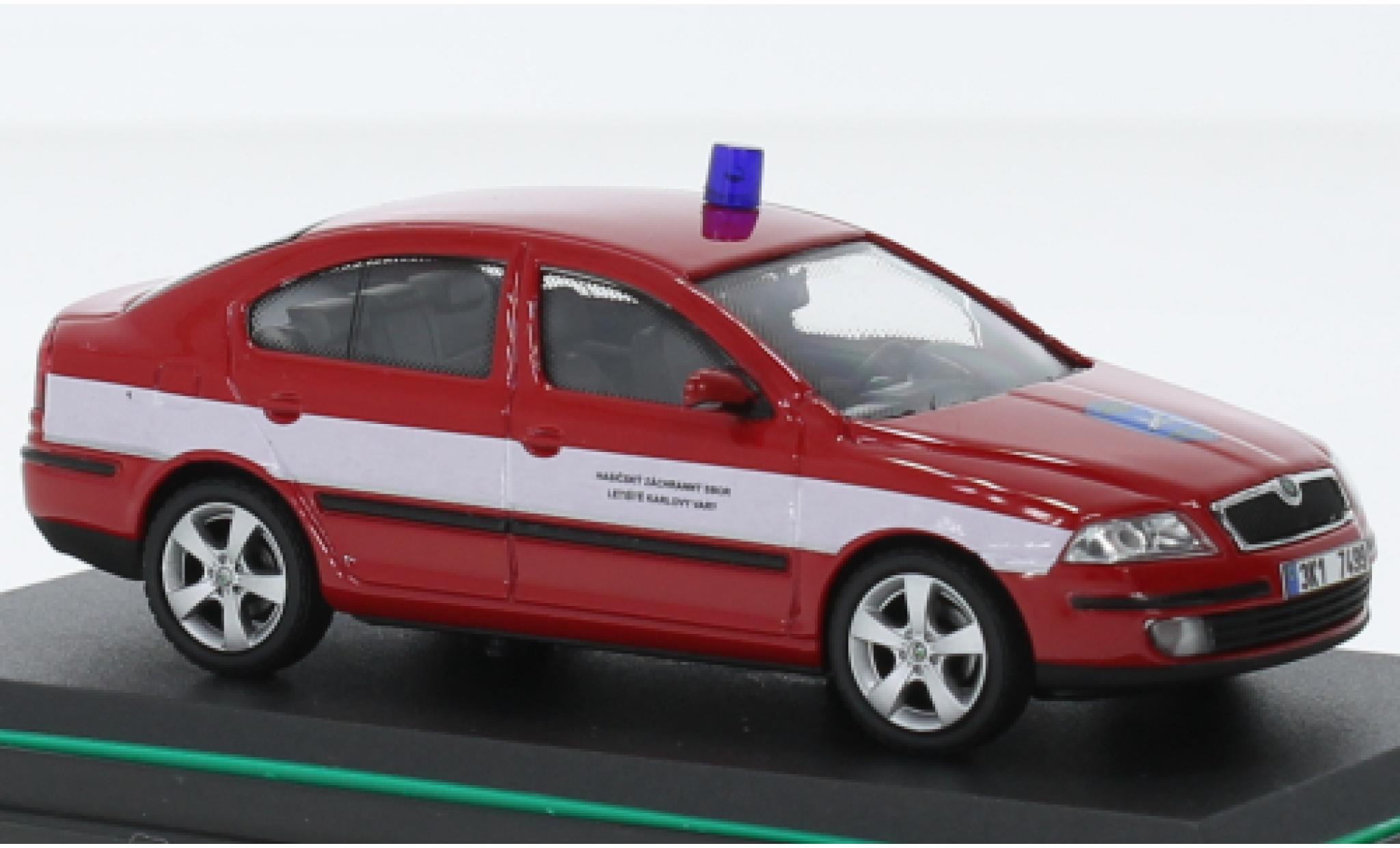 Skoda Octavia 1/43 Abrex II HZS Letiste Karlovy Vary 2004 modellino in miniatura