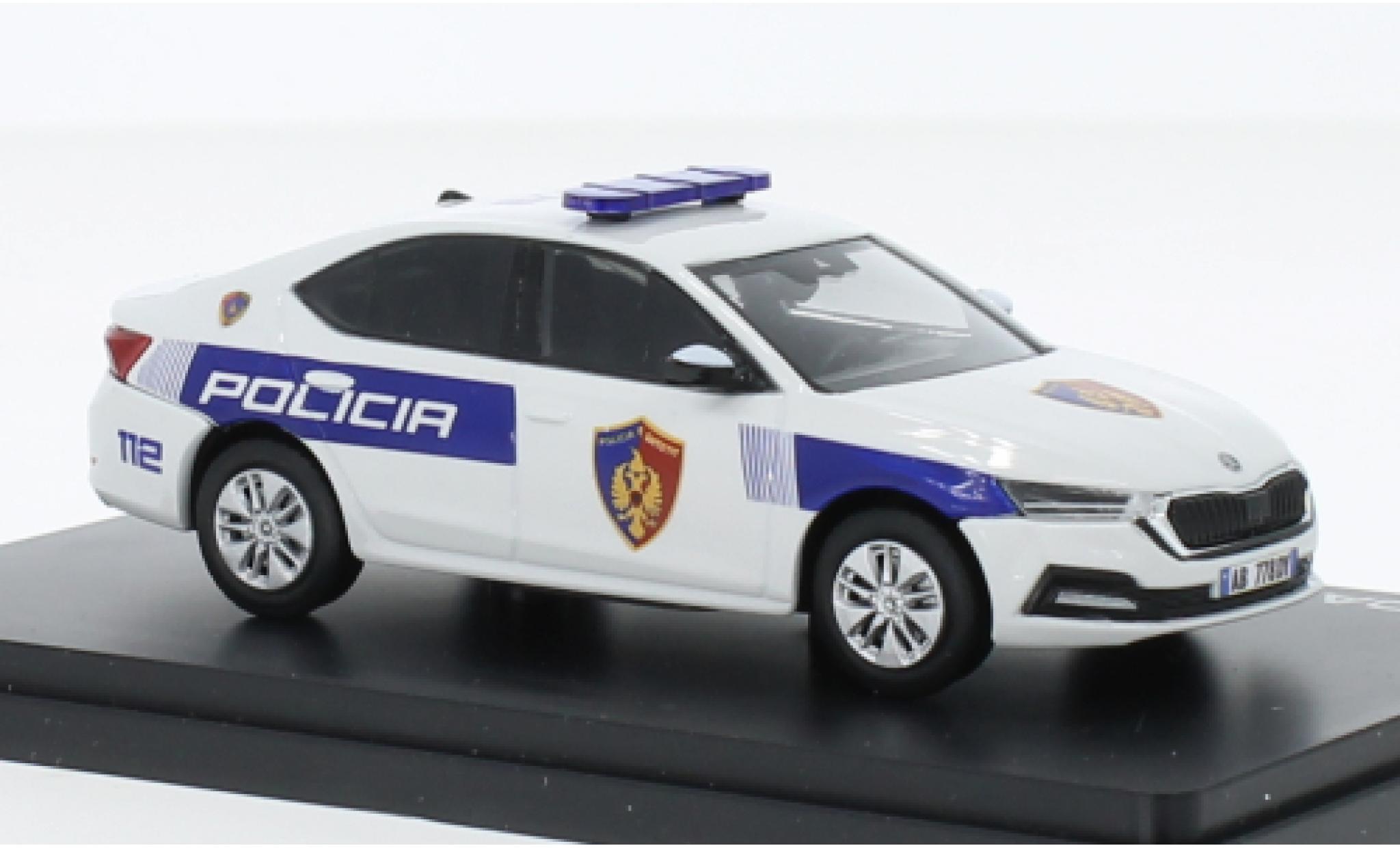 Skoda Octavia 1/43 Abrex IV Policia Albania 2020 modellino in miniatura