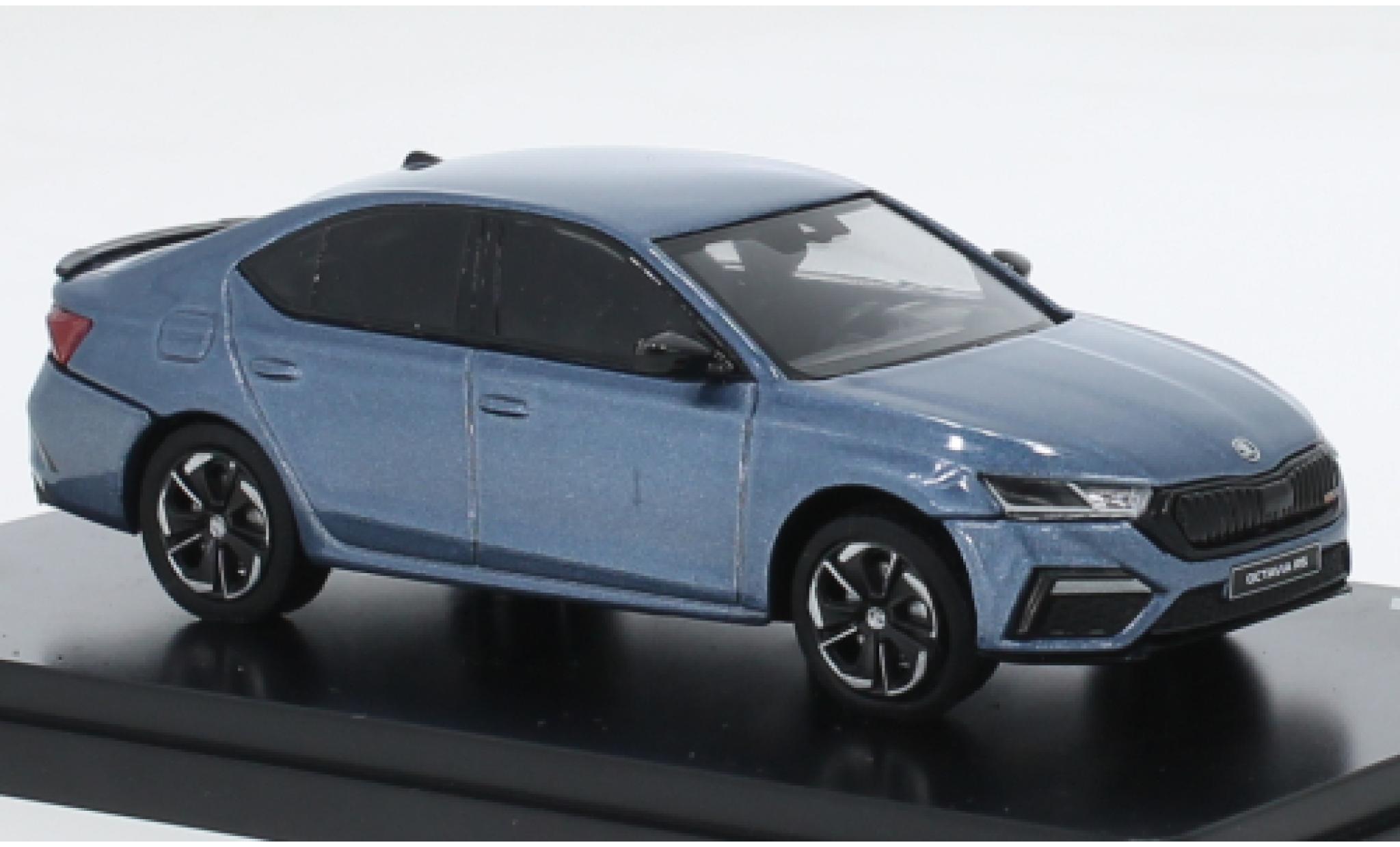 Skoda Octavia 1/43 Abrex IV RS mattblau 2020 modellino in miniatura