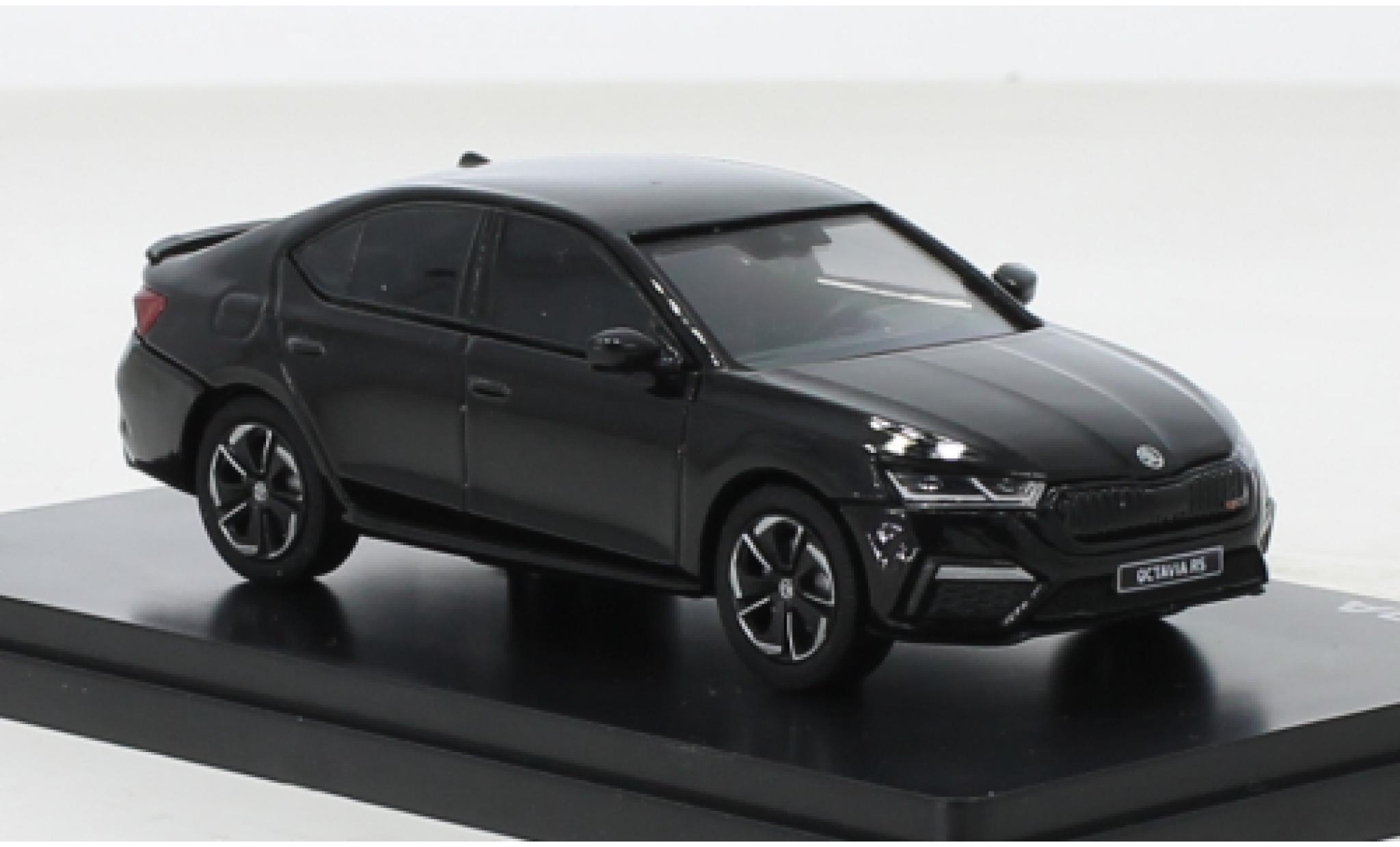 Skoda Octavia 1/43 Abrex IV RS metallise nero 2020 modellino in miniatura
