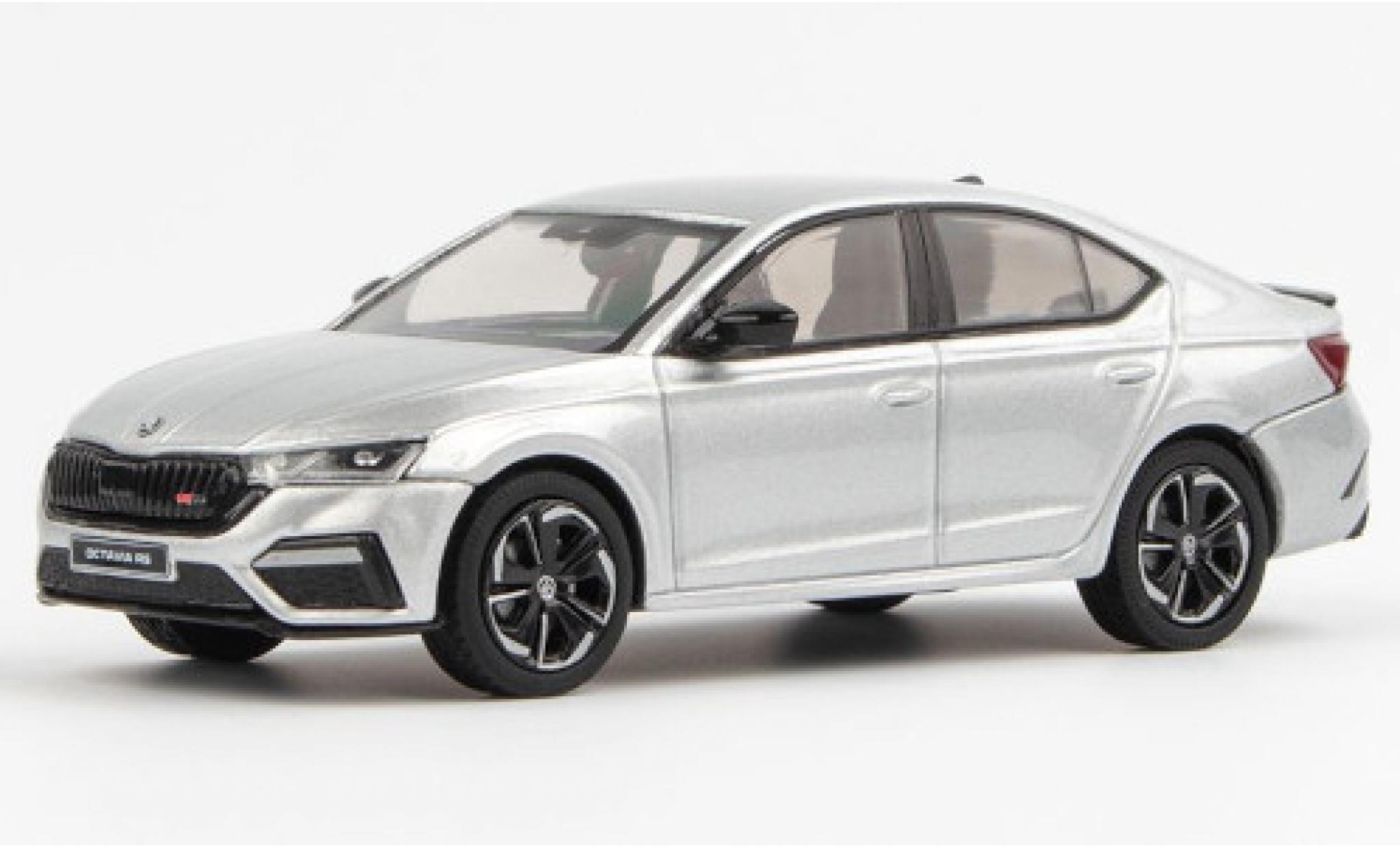 Skoda Octavia 1/43 Abrex IV RS grigio 2020 modellino in miniatura