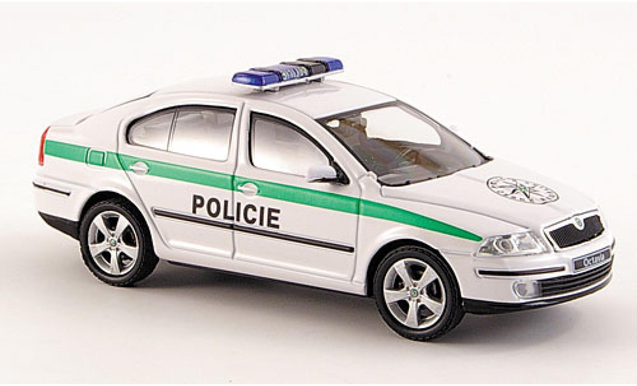 Skoda Octavia 1/43 Abrex police Tschechien 2004 modellino in miniatura