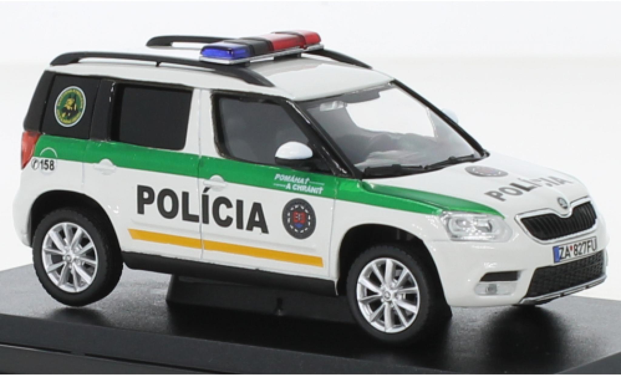Skoda Yeti 1/43 Abrex FL Policia (SR) 2013 modellino in miniatura