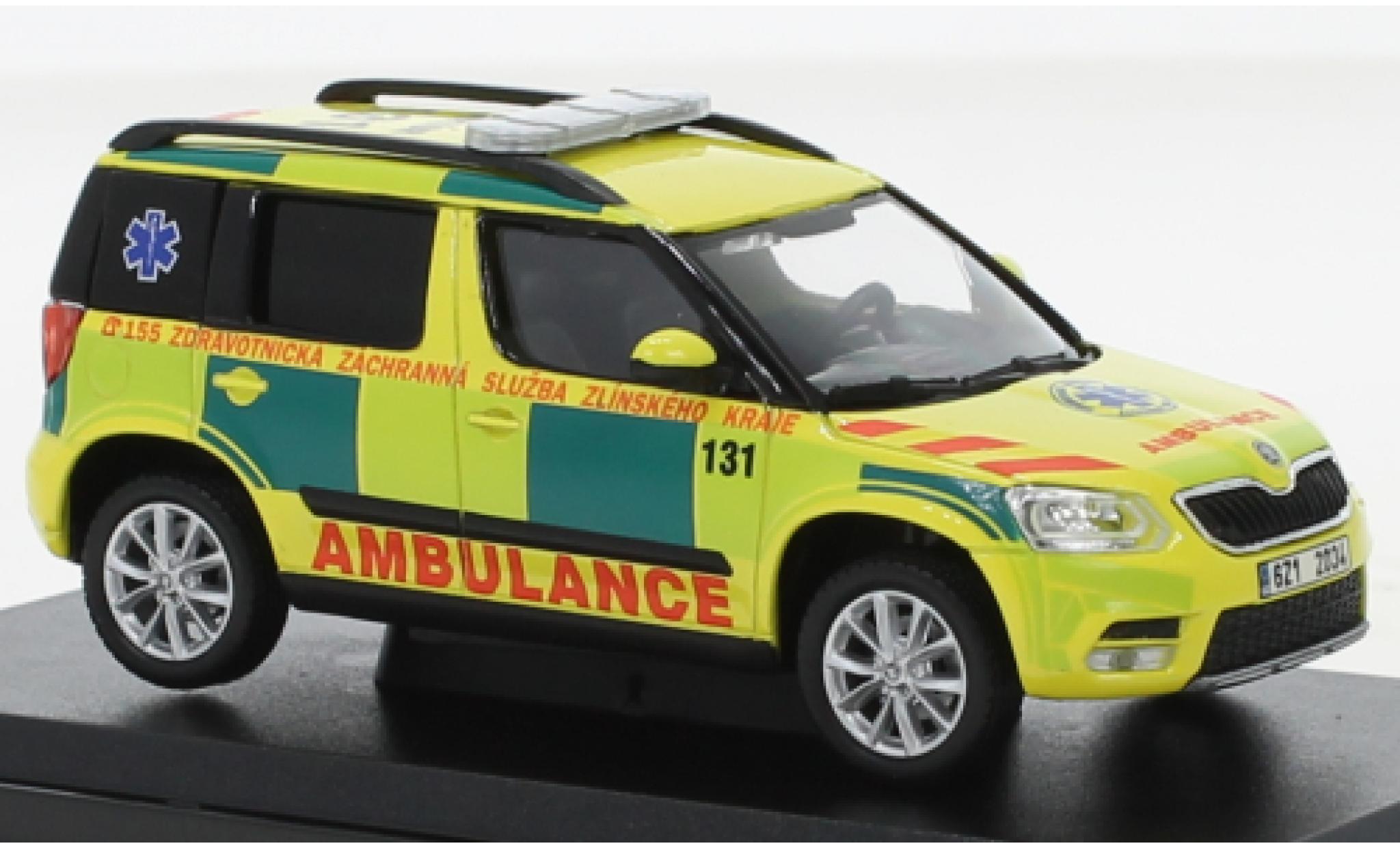 Skoda Yeti 1/43 Abrex FL ZZS Zlinskeho Kraje 131 2013 modellino in miniatura