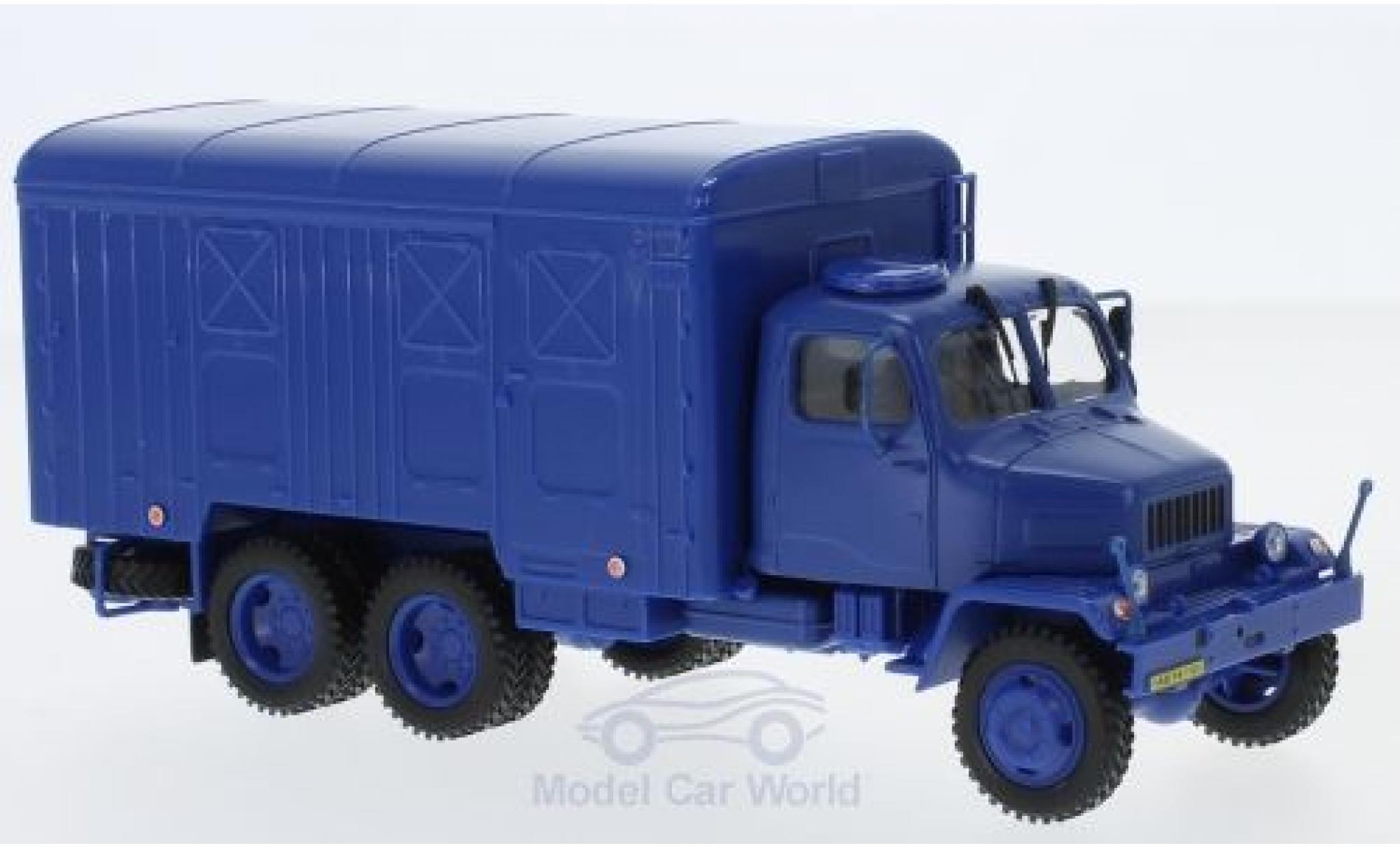 Praga V3S 1/43 Abrex Kasten blu 1967 modellino in miniatura