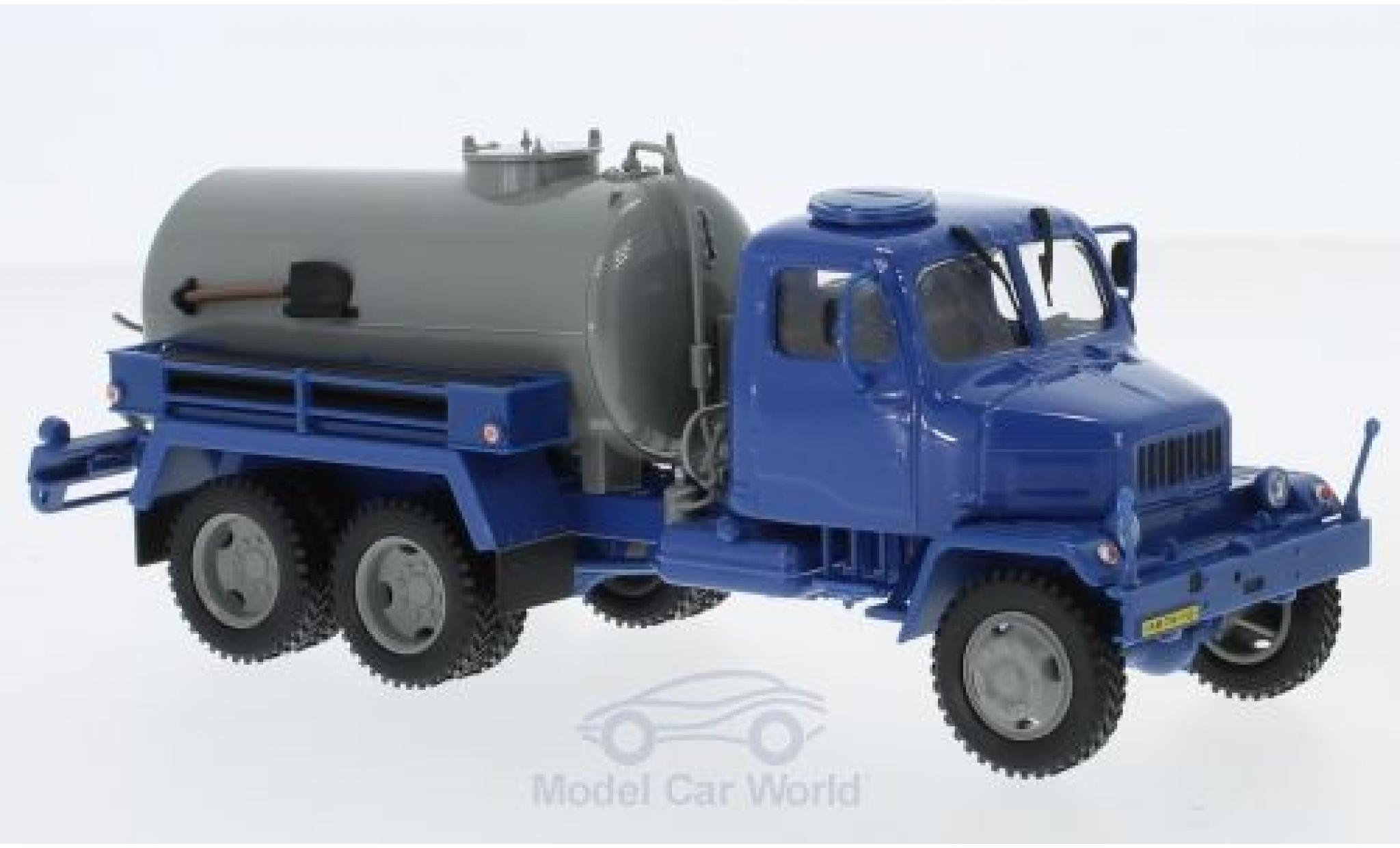 Praga V3S 1/43 Abrex Tankwagen blu/grigio 1967 modellino in miniatura