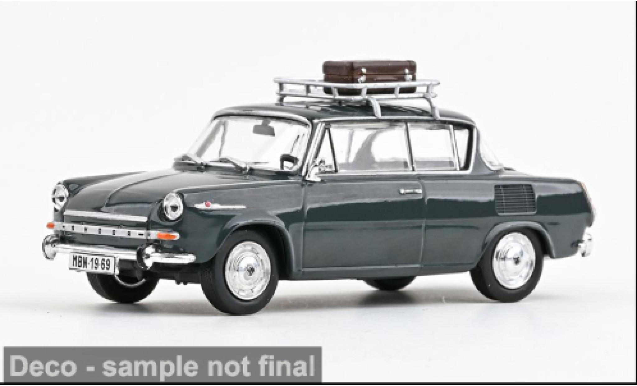 Skoda 110 1/43 Abrex 0MBX grau 1969 1:43 modellino in miniatura