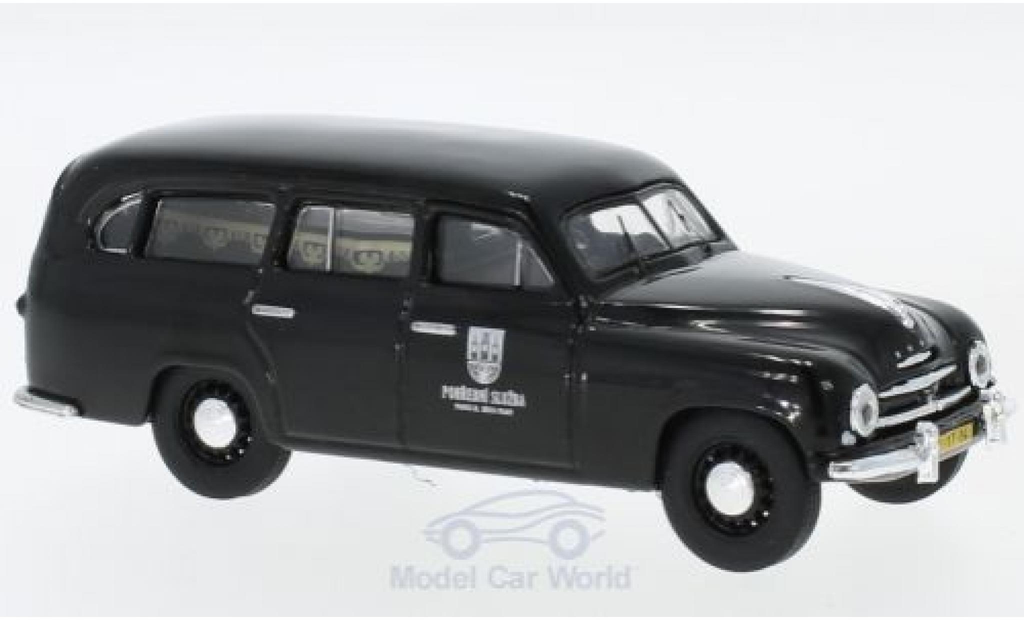 Skoda 120 1/43 Abrex 1 1956 Bestattungswagen modellino in miniatura