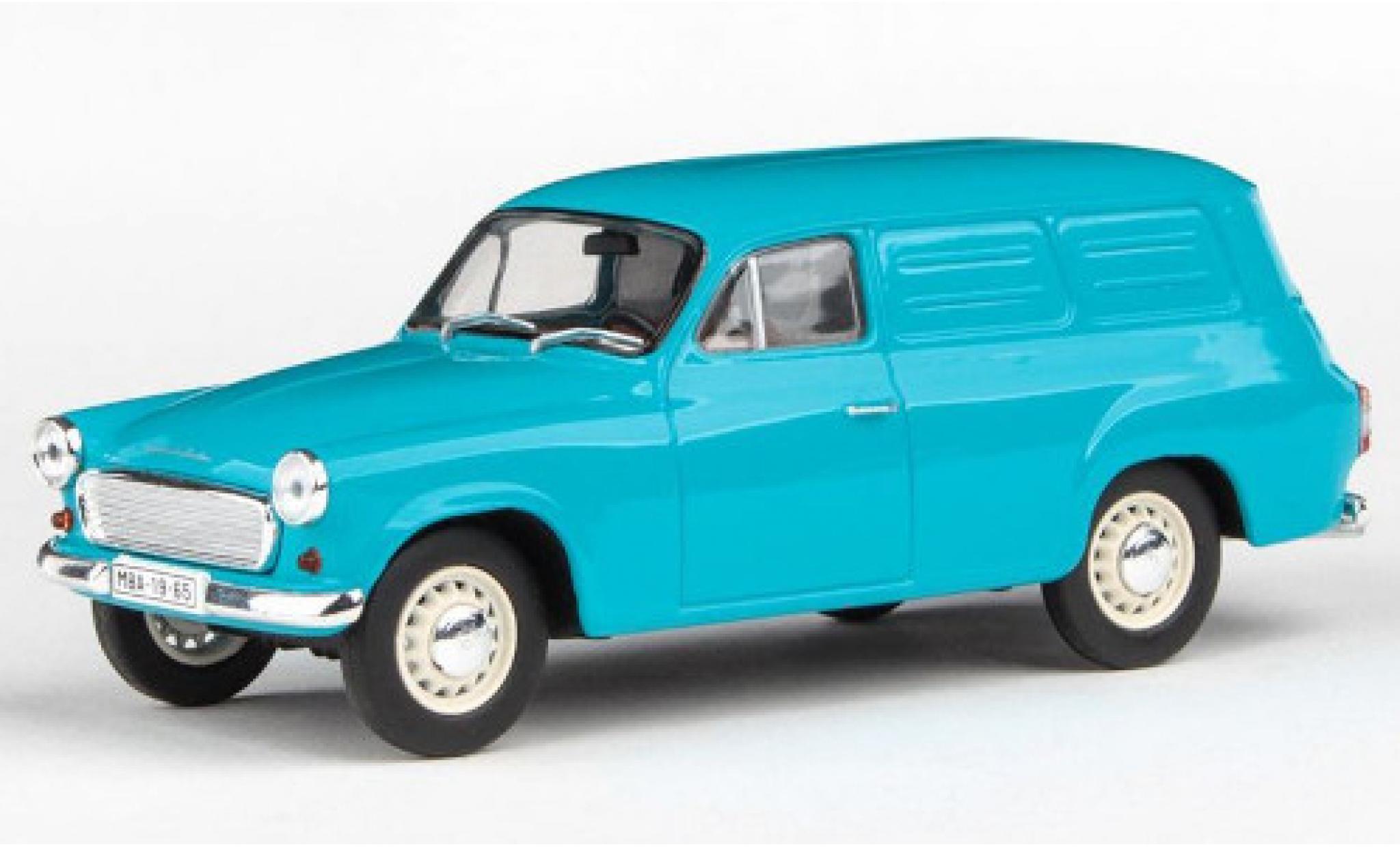 Skoda 120 1/43 Abrex 2 Kasten türkis 1965 modellino in miniatura