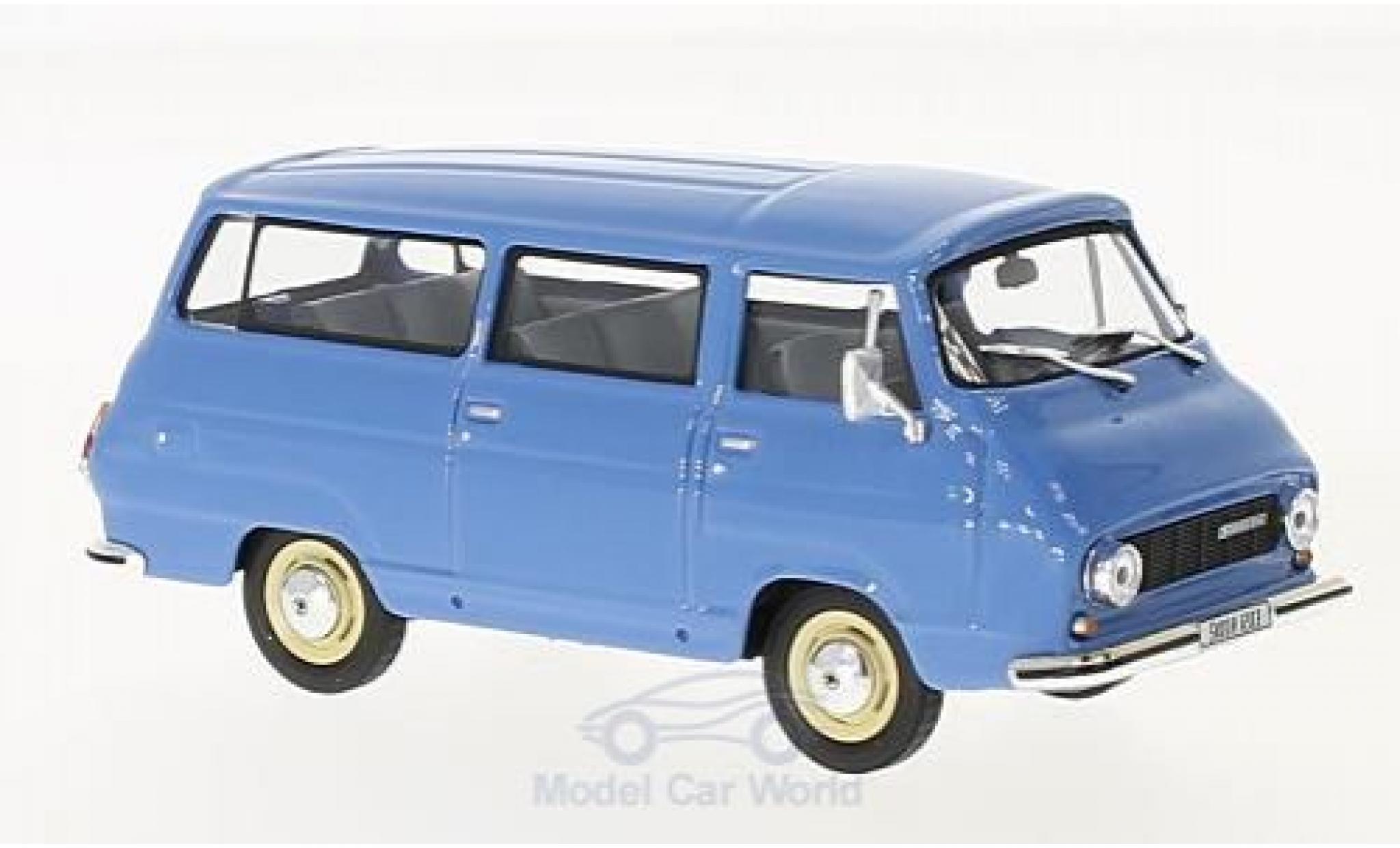 Skoda 1203 1/43 Abrex Mikrobus blu 1974 modellino in miniatura