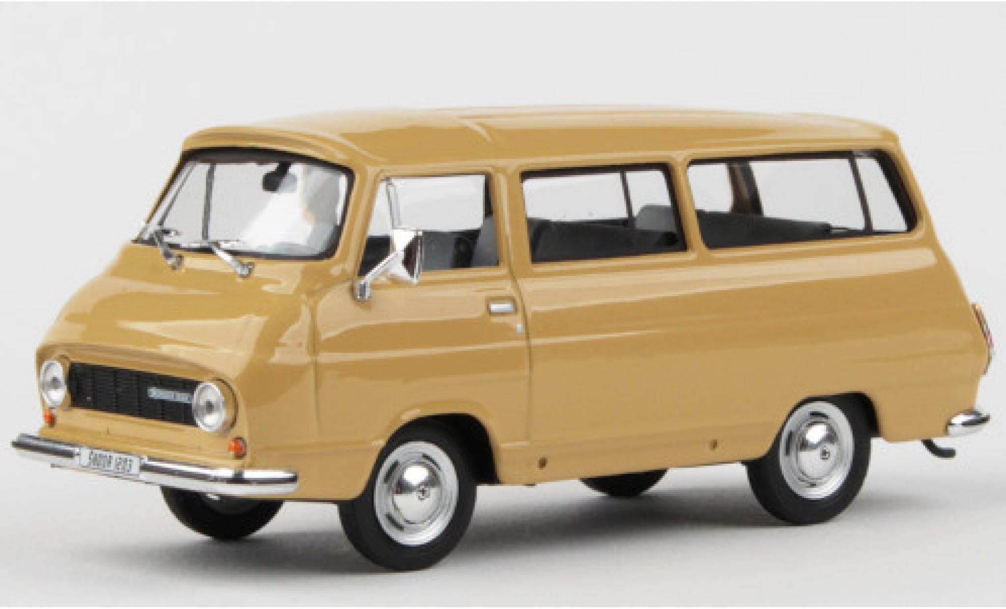 Skoda 1203 1/43 Abrex Mikrobus beige 1974 modellino in miniatura