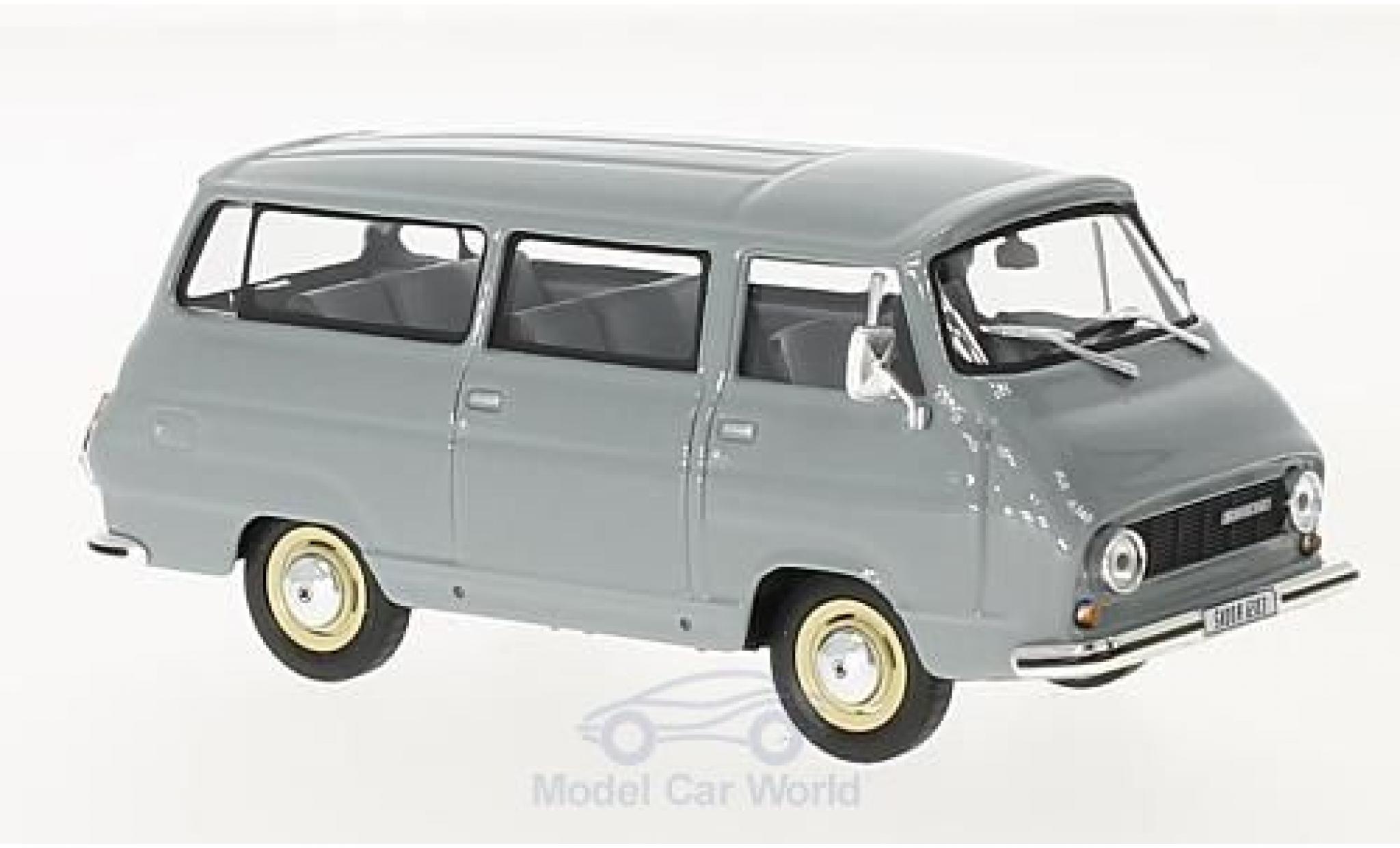 Skoda 1203 1/43 Abrex Mikrobus grigio 1974 modellino in miniatura