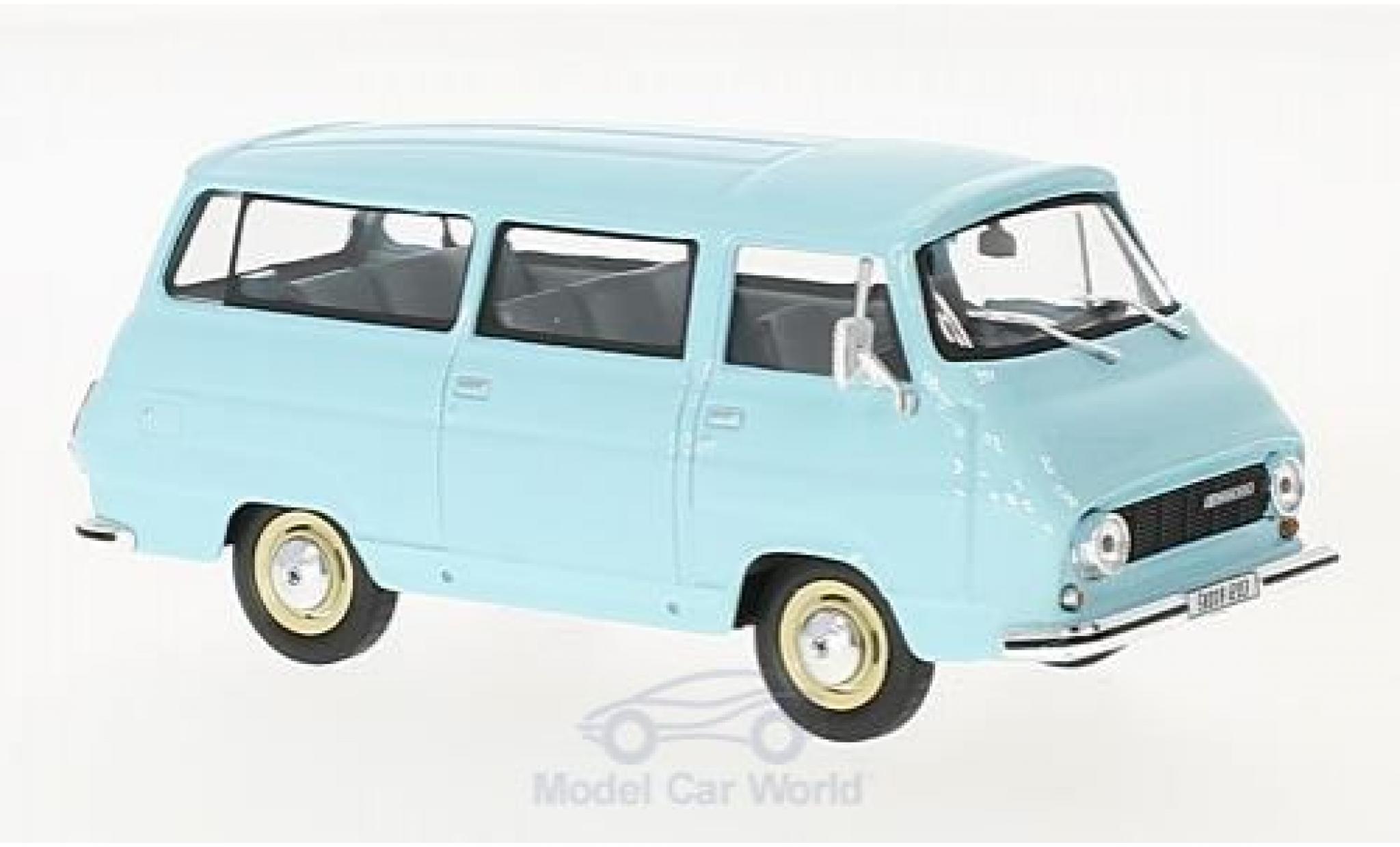 Skoda 1203 1/43 Abrex Mikrobus blu 1974 modellino in miniatura