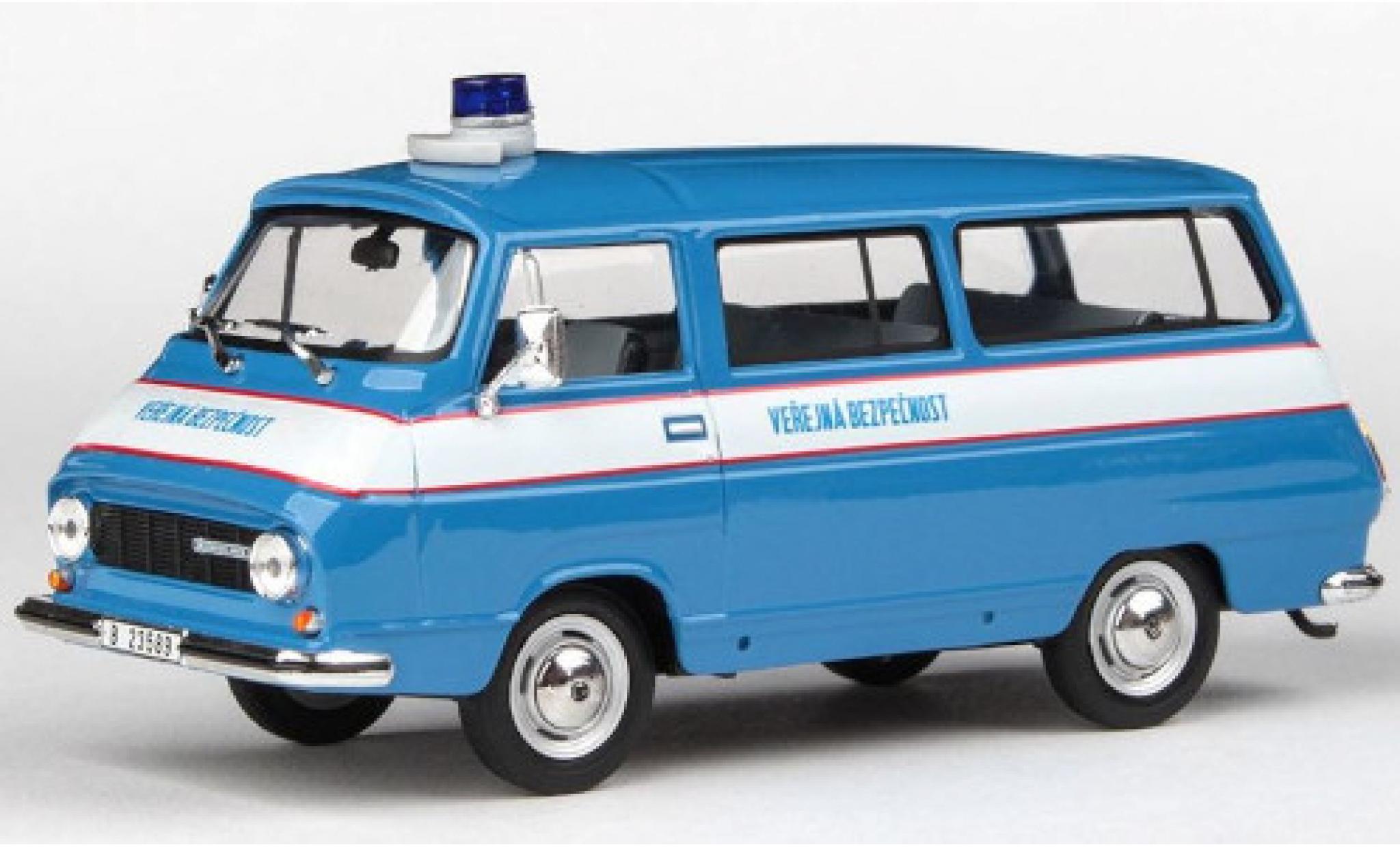 Skoda 1203 1/43 Abrex Mikrobus Verejna Bezpecnost (CZ) 1974 modellino in miniatura