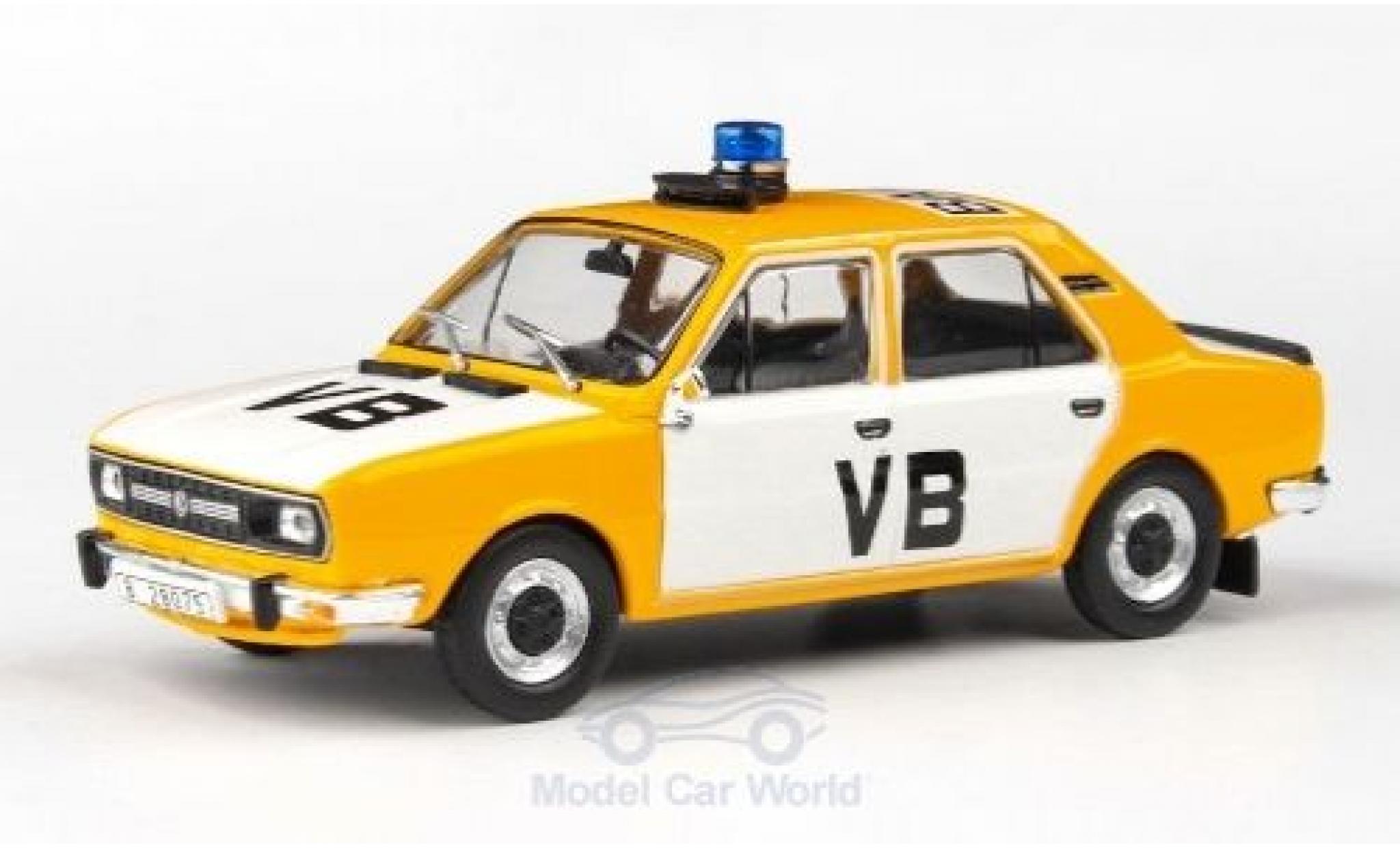 Skoda 120 1/43 Abrex L Czechoslovak Communist Police 1982 modellino in miniatura