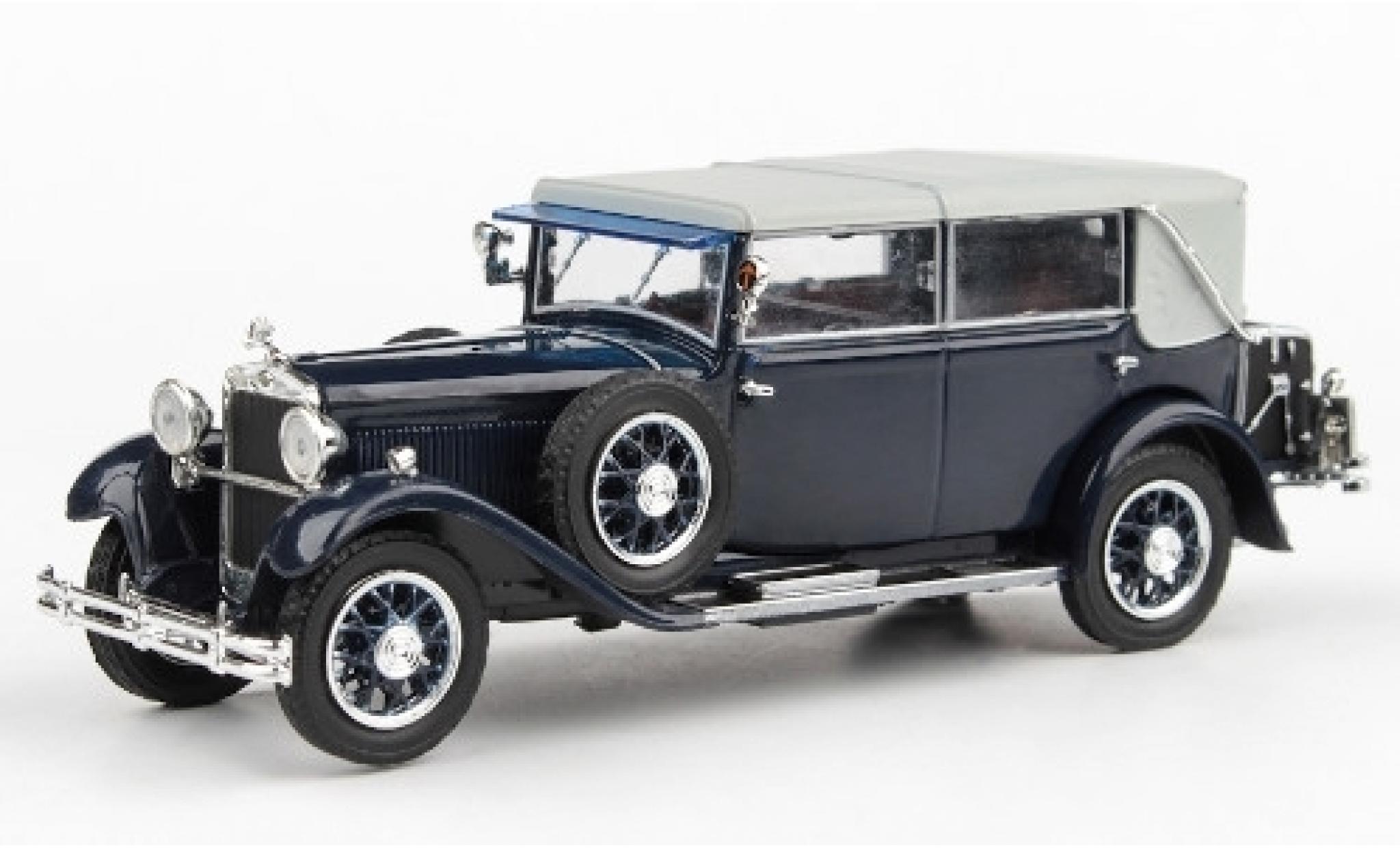 Skoda 860 1/43 Abrex blu 1932 modellino in miniatura