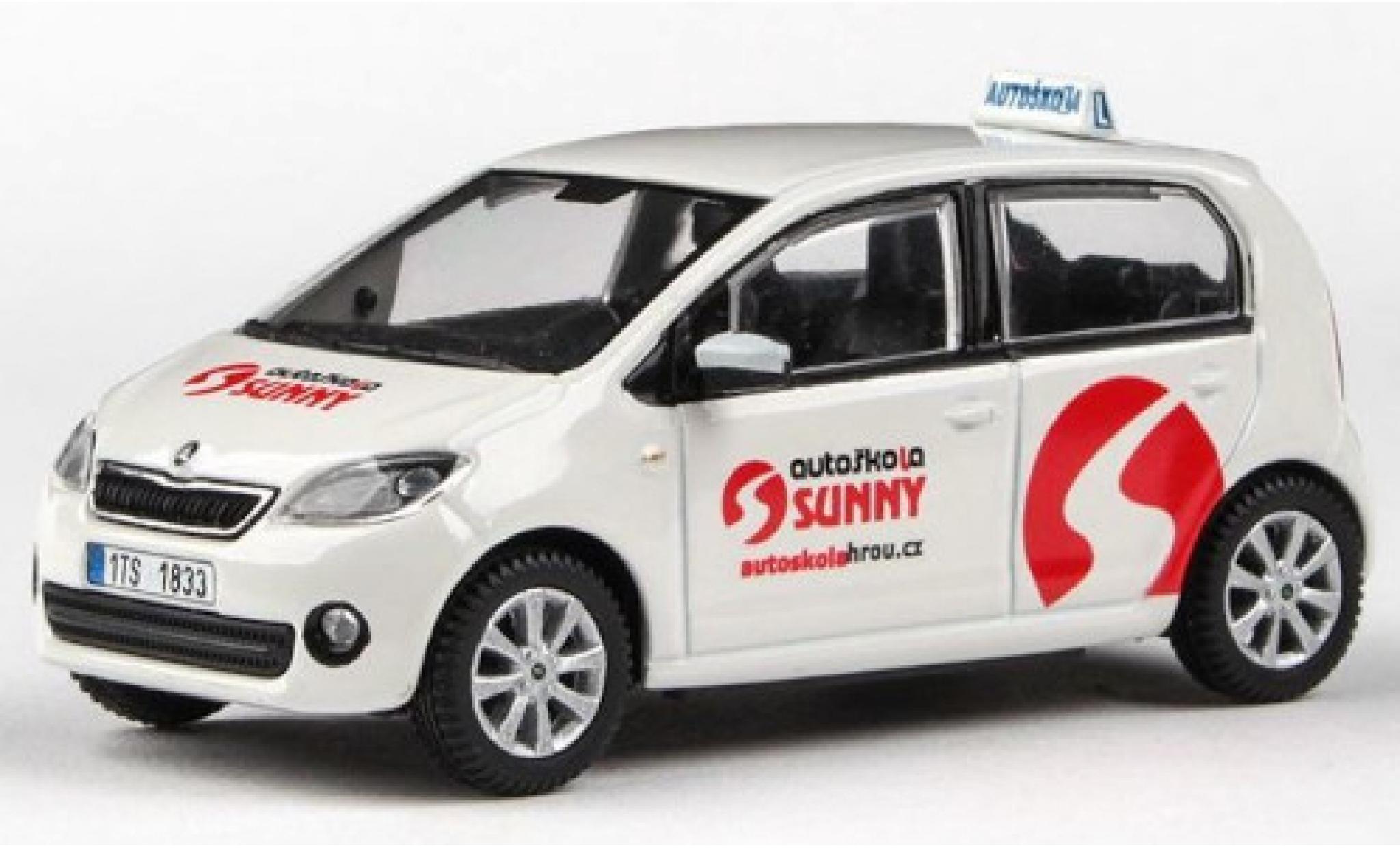 Skoda Citigo 1/43 Abrex Autoskola Sunny 2012 5-portes modellino in miniatura
