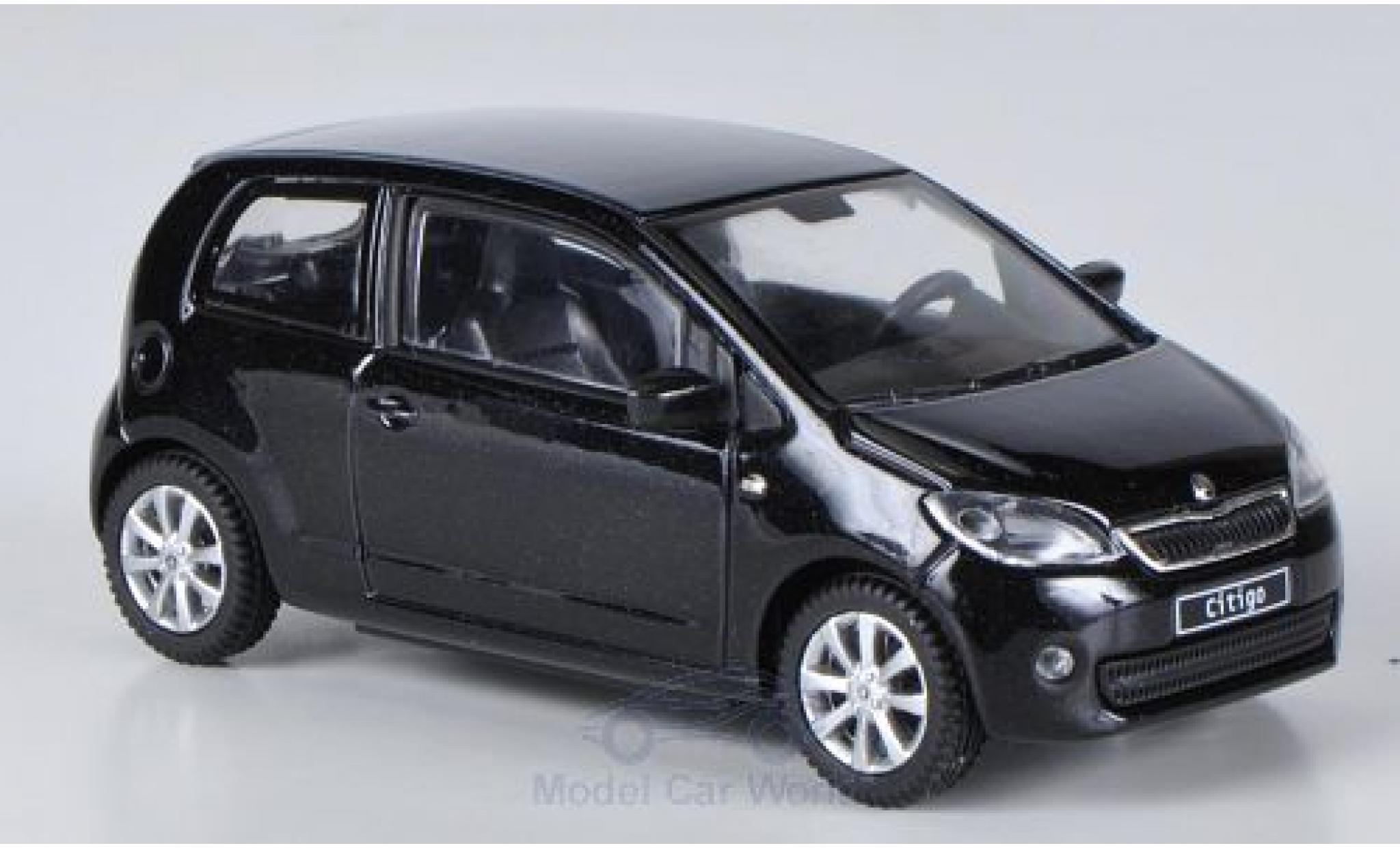 Skoda Citigo 1/43 Abrex metallico nero 2012 3-Türer modellino in miniatura