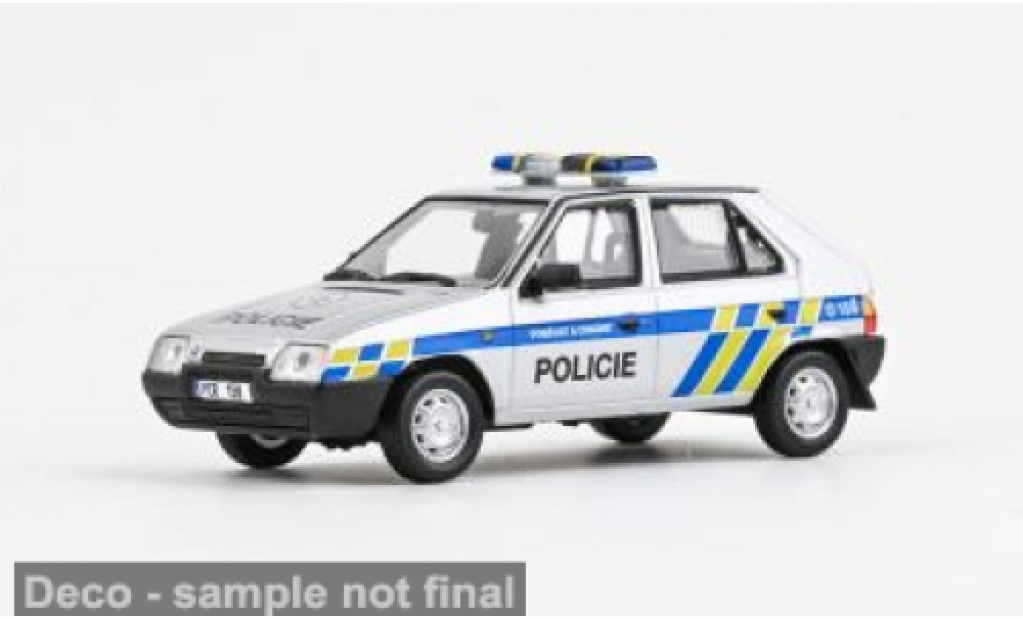 Skoda Favorit 1/43 Abrex 136L 1988 Policie (CZ) 1:43 modellino in miniatura