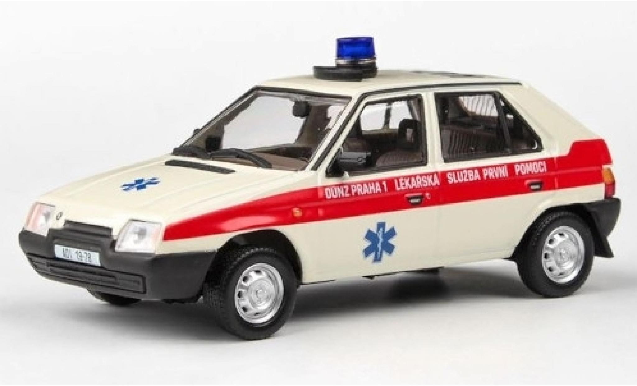 Skoda Favorit 1/43 Abrex 136L OUNZ Praha 1 1988 modellino in miniatura