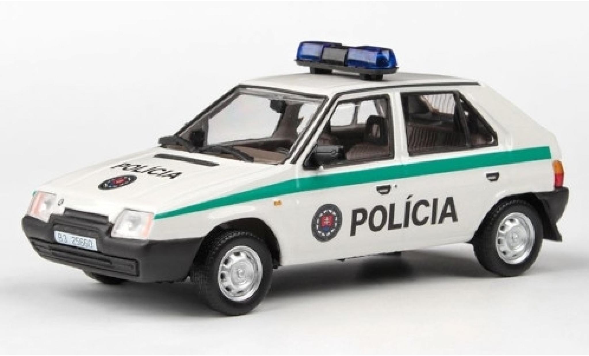 Skoda Favorit 1/43 Abrex 136L Policia (SR) 1988 modellino in miniatura