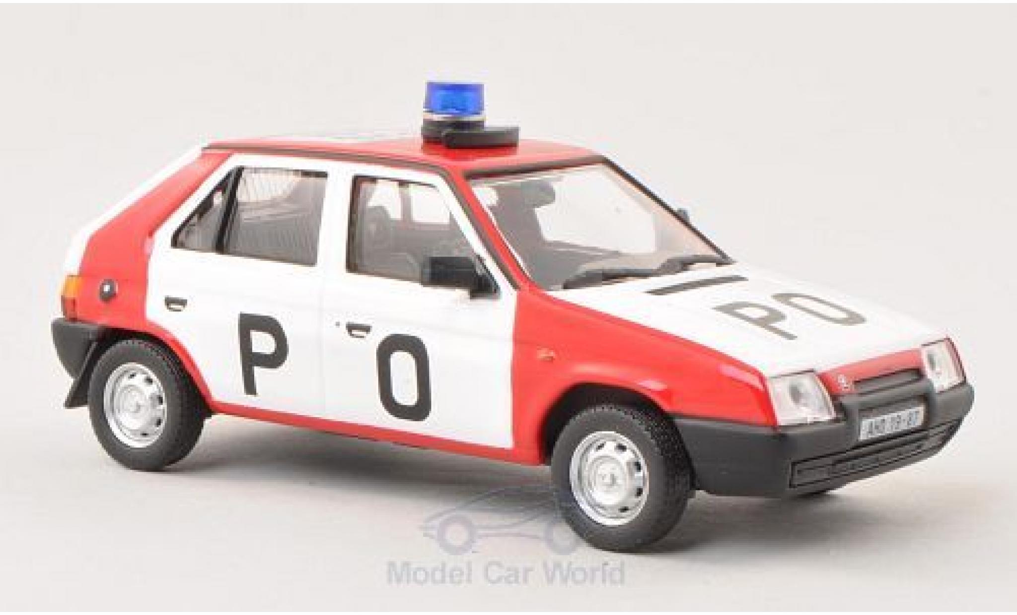 Skoda Favorit 1/43 Abrex P O 1987 (Tschechische Feuerwehr) modellino in miniatura