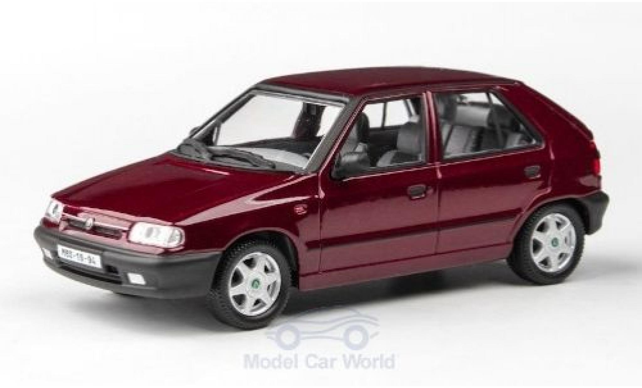 Skoda Felicia 1/43 Abrex 1.3 GLXi metallico rosso 1994 modellino in miniatura
