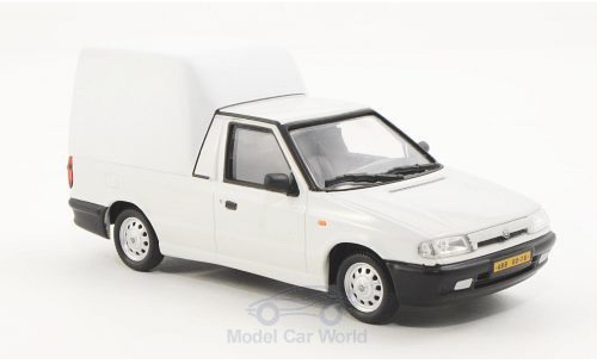 Skoda Felicia 1/43 Abrex Pick-Up bianco/matt-bianco 1996 modellino in miniatura