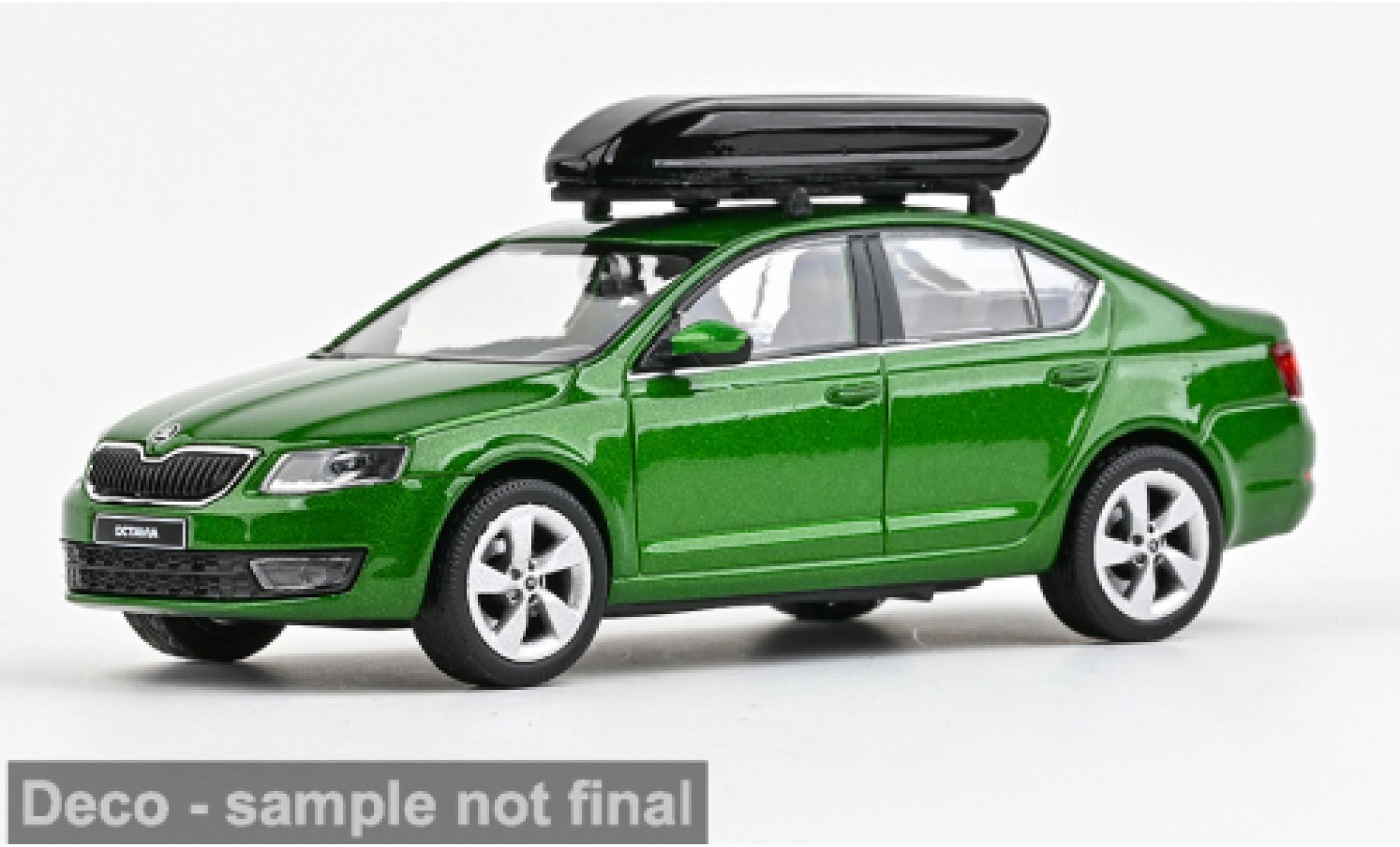 Skoda Octavia 1/43 Abrex III grün 2012 1:43 modellino in miniatura
