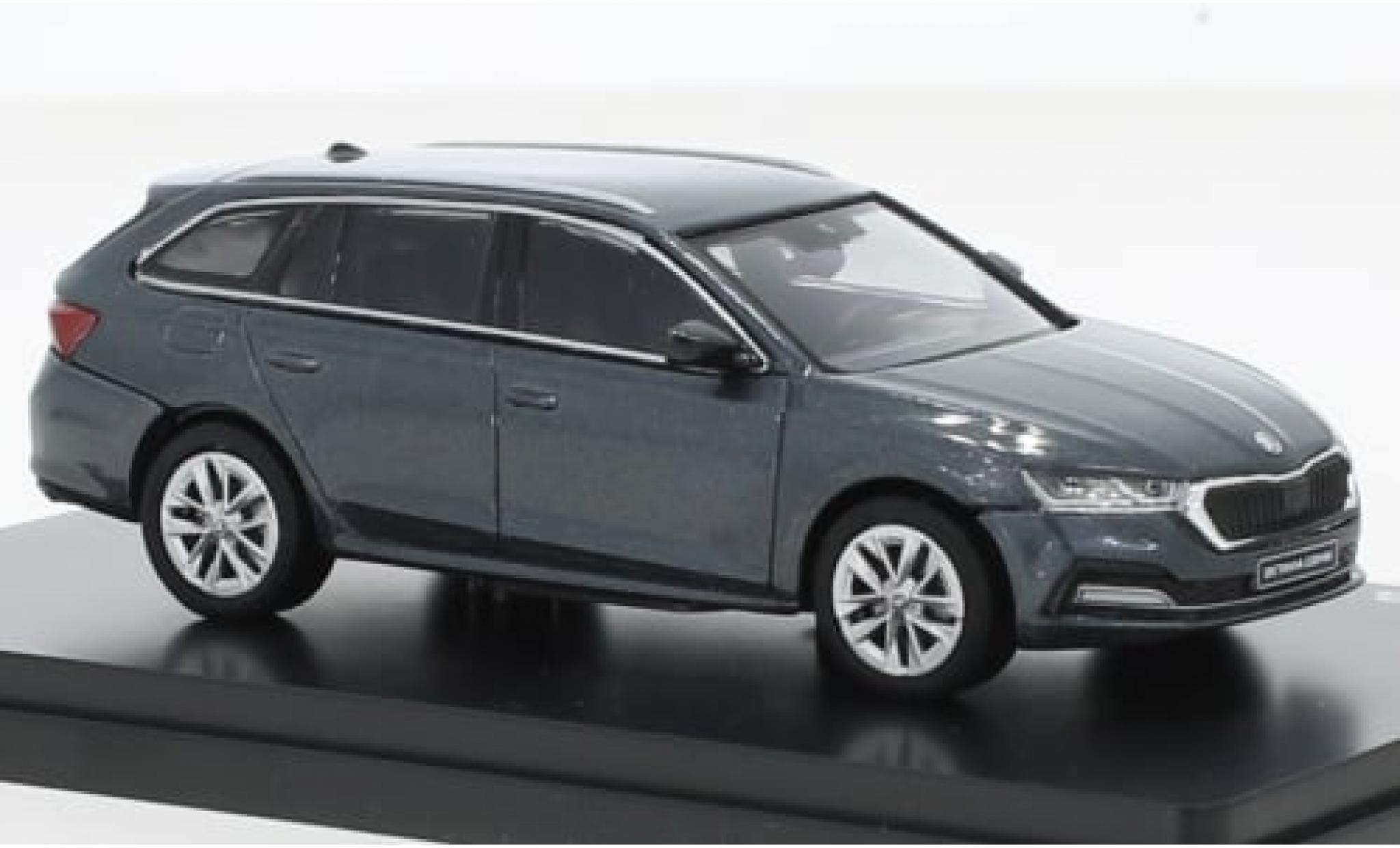 Skoda Octavia 1/43 Abrex IV Combi metallise grau 2020 1:43 modellino in miniatura